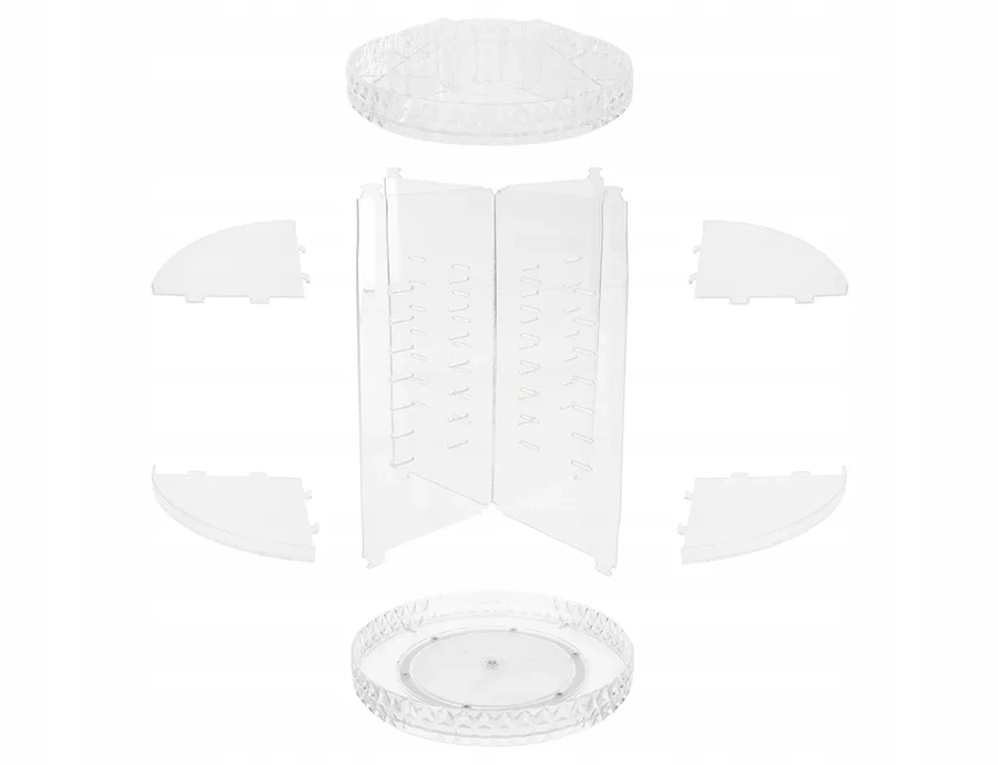 Obrotowy organizer na kosmetyki 2w1