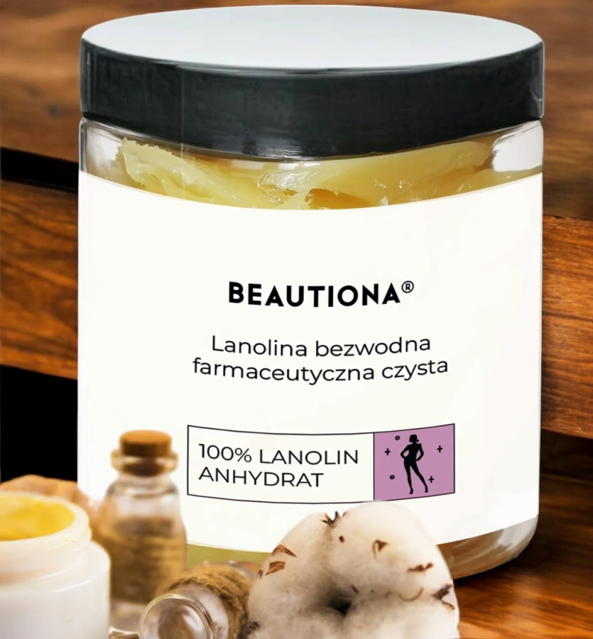 Lanolina Bezwodna Farmaceutyczna 1kg | 100% Czysta