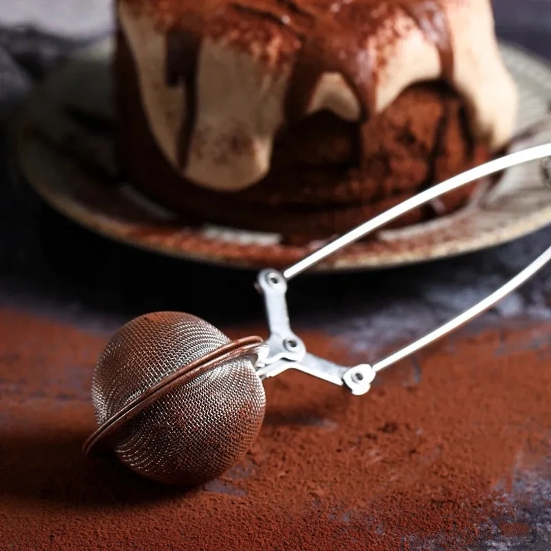 Zaparzacz stalowy do herbaty i ziół z uchwytem