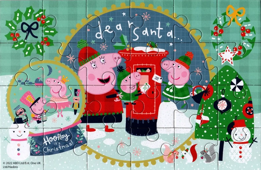 Puzzle 4w1 z bajki Świnka Peppa dla dzieci