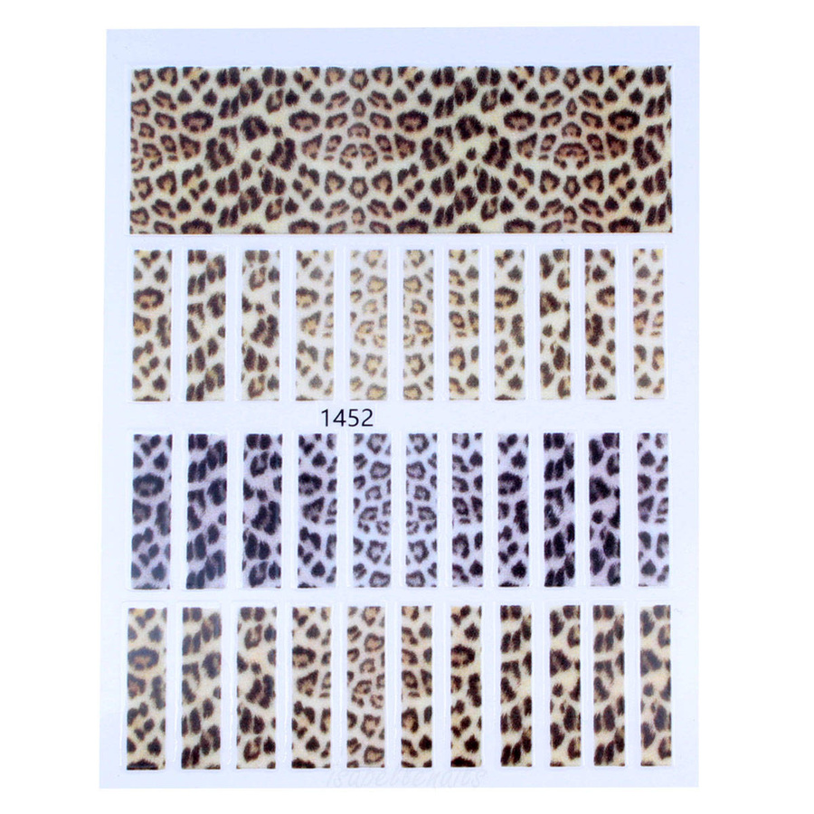 Naklejki 3D na paznokcie panterka 1452