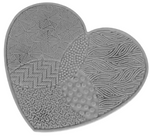 Myjka mata do czyszczenia pędzli - szary