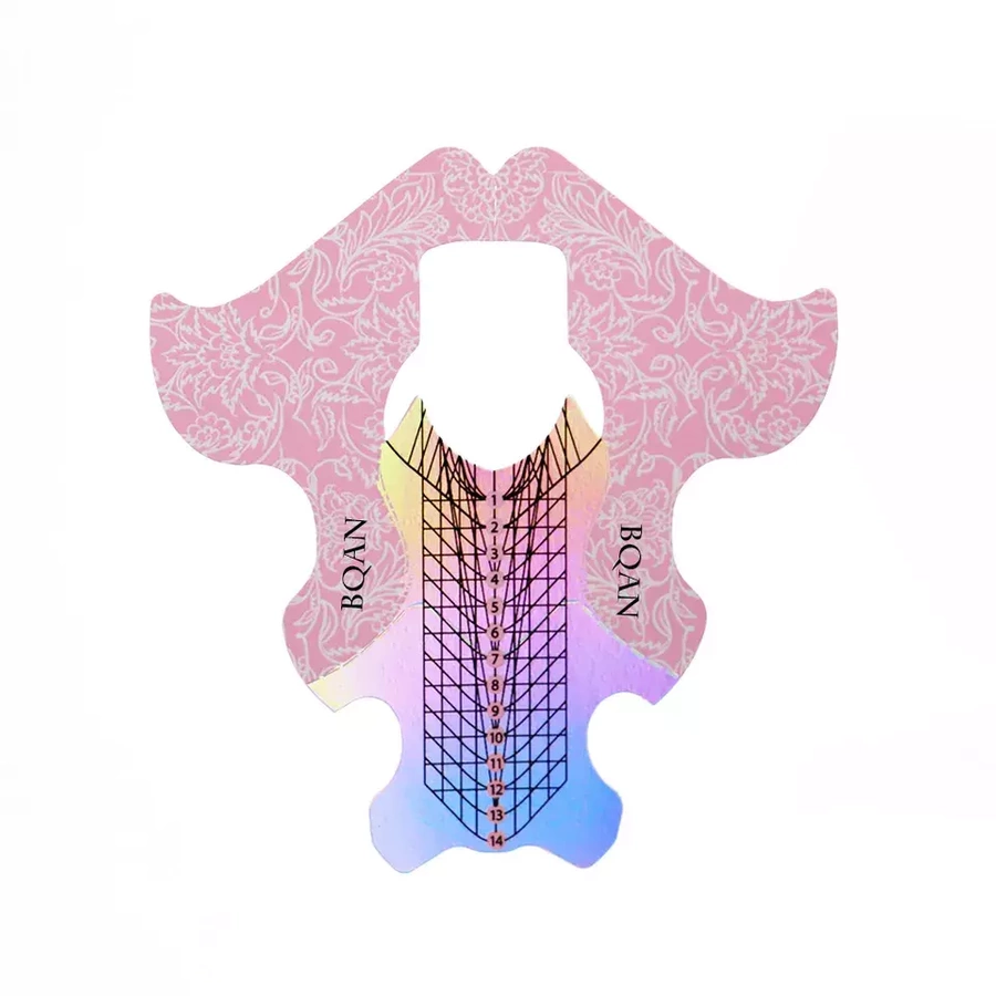 Szablony do przedłużania paznokci syrenka 500 szt.