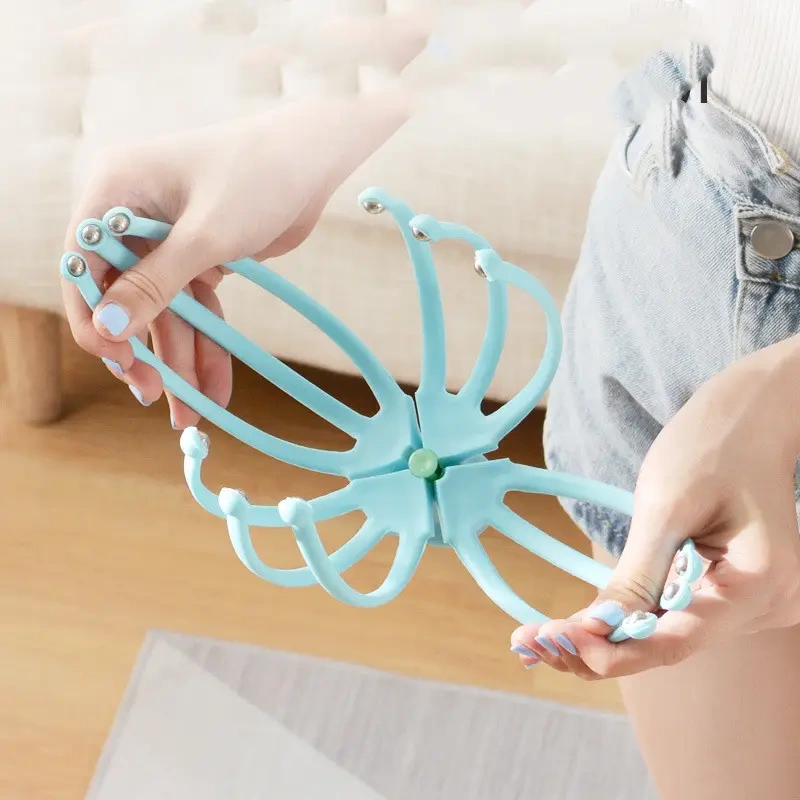 Masażer do skóry głowy, niebieski