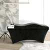 Pokrowiec na łóżko kosmetyczne - czarny