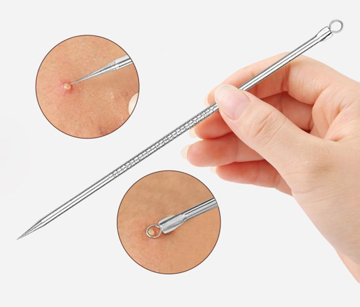 Zestaw łyżeczki UNNY usuwanie zaskórników wągrów