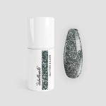 Lakier hybrydowy 7 ml - 377. Glitter Silver