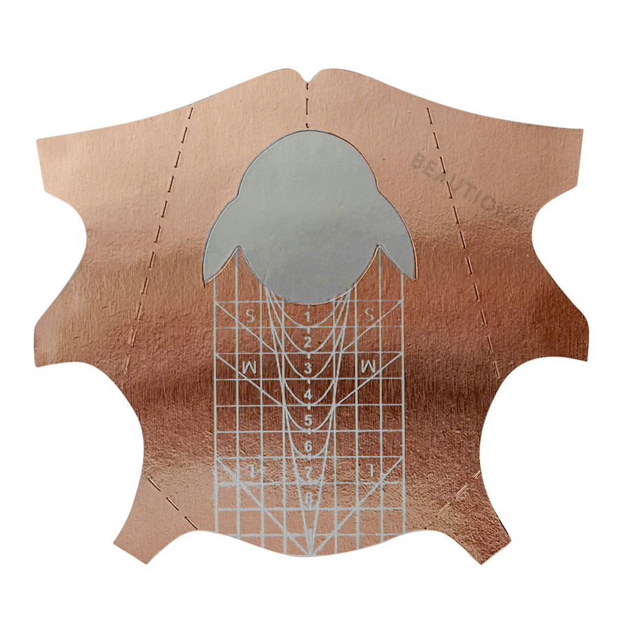 Szablony formy do paznokci motyle ROSE GOLD 500 szt.