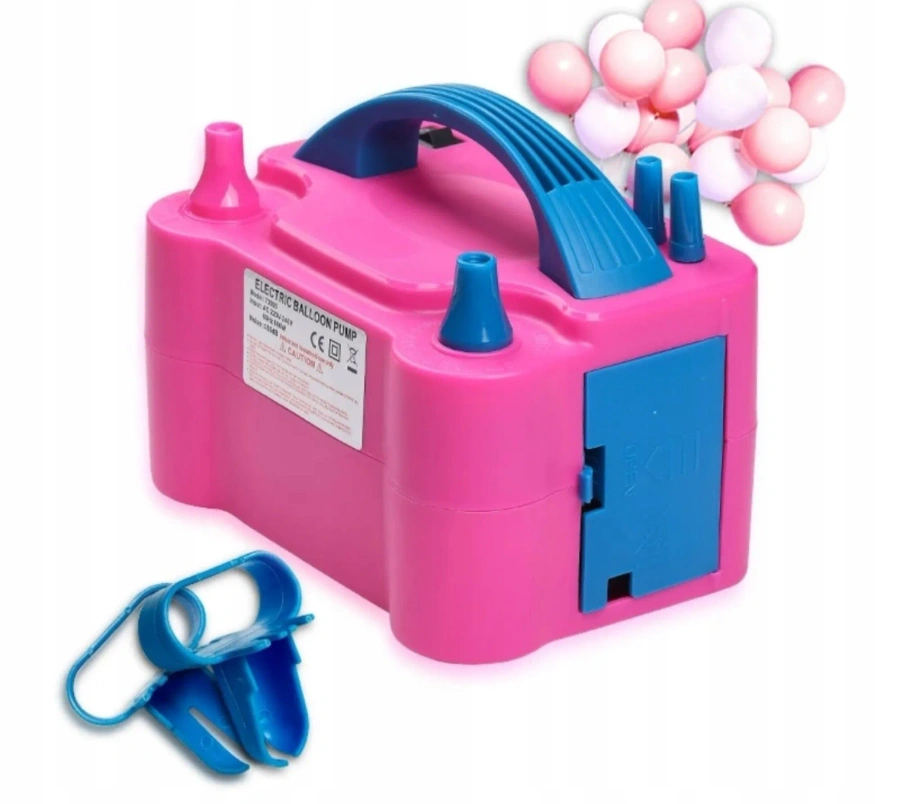 Elektryczna pompka do balonów na dwie dysze 600W 230V