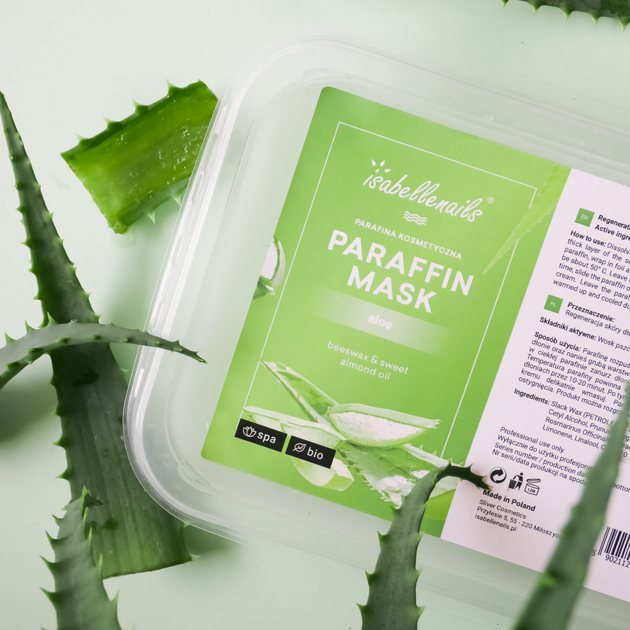 Zestaw 30x parafina kosmetyczna isabellenails aloes 500 ml