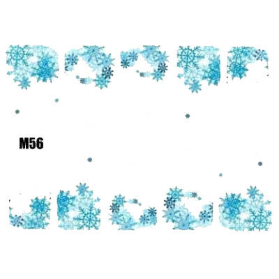 Naklejki wodne świąteczne na paznokcie M56