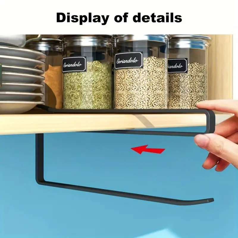 Uchwyt na ręcznik papierowy czarny