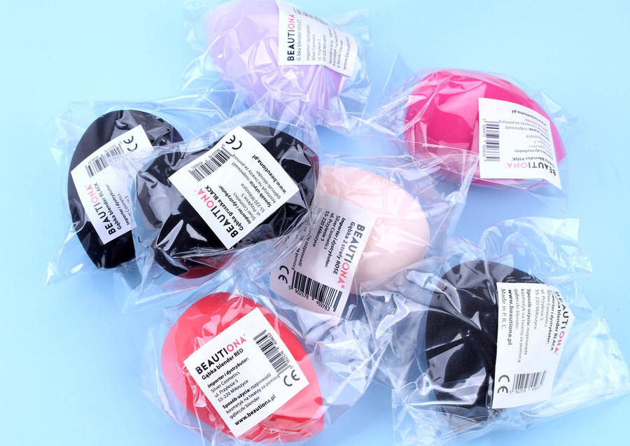 Gąbka do makijażu blender gruszka black