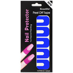 Osłonki do malowania paznokci ochronne gumowe niebieskie 10 sztuk