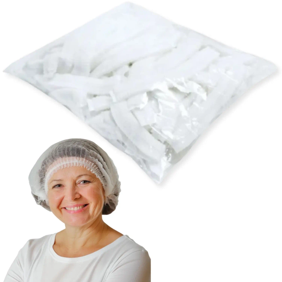 Jednorazowy czepek kosmetyczny 100 sztuk