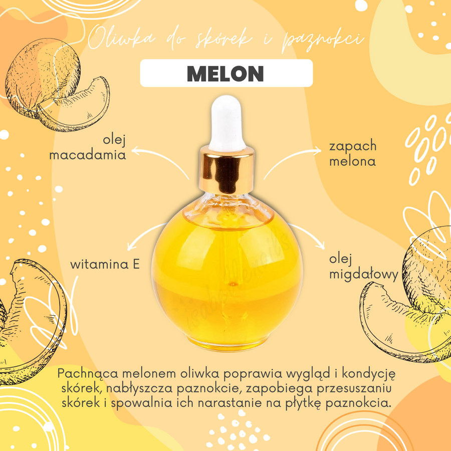 Oliwka do skórek i paznokci Melon 75 ml