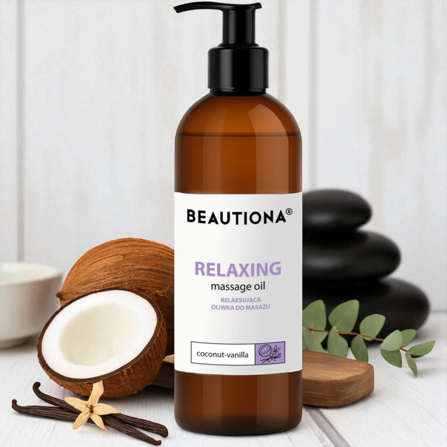 Oliwka do masażu ciała relaksująca Kokos & Wanilia 500 ml