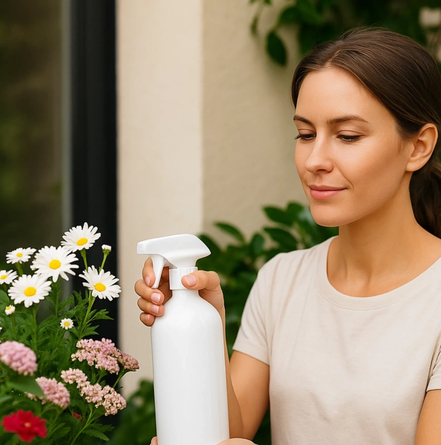 Spryskiwacz do butelek trigger 28/410 z funkcją stop strumień spray