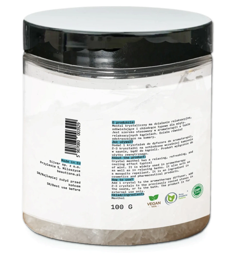 Mentol krystaliczny do sauny 100 g