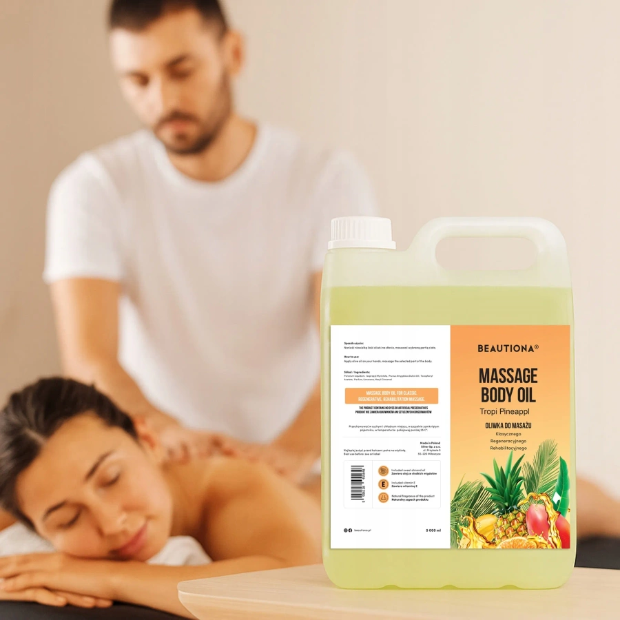 Oliwka olejek do masażu ciała tropic pineapple 5000 ml
