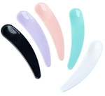 Białe szpatułki łyżeczki do nakładania kremu maski do twarzy