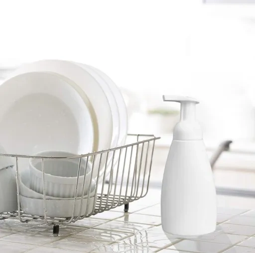 Spieniający dozownik do płynów biały