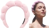 Kosmetyczna opaska do włosów chmurka różowa