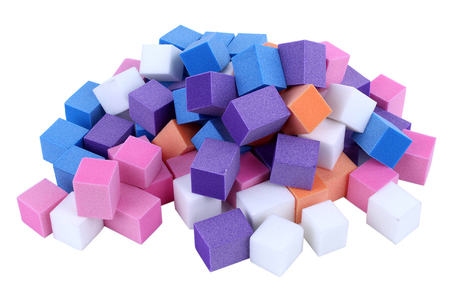 Mini bloki polerskie kolorowe kostka