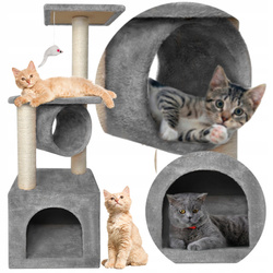 Drapak dla kota drzewko 91 cm – 5 poziomów, domek i legowisko