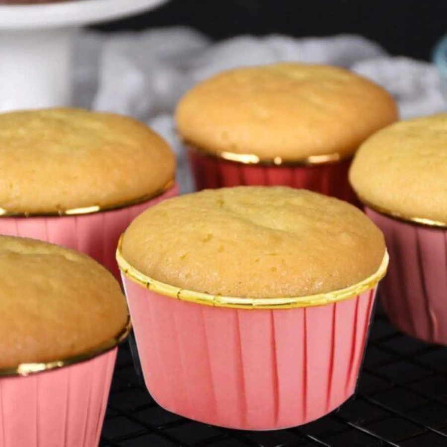 Papierowe foremki do muffinek różowe 50szt