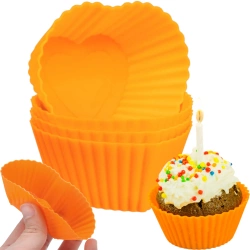 Silikonowe formy do pieczenia babeczek 10 szt