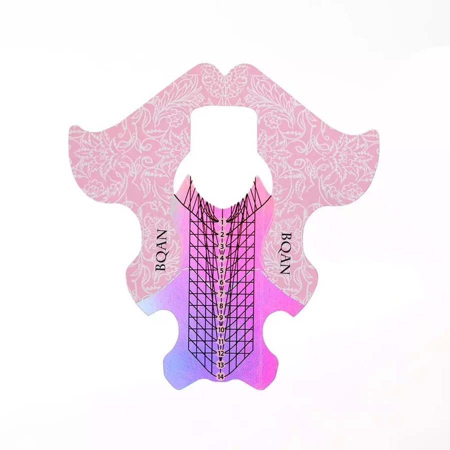 Szablony do przedłużania paznokci syrenka 500 szt.