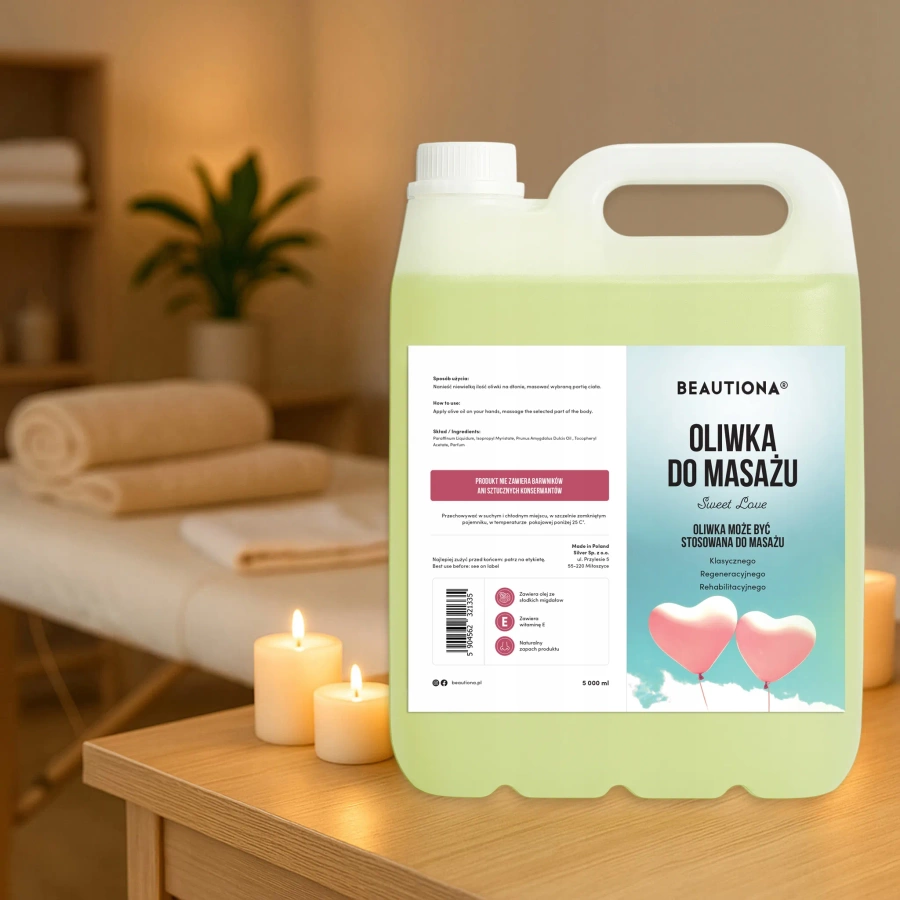 Oliwka olejek do masażu Sweet Love 5000 ml
