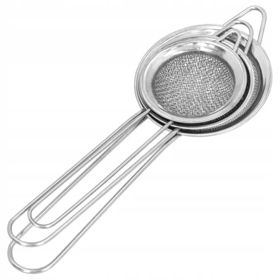 Sitko kuchenne stalowe zestaw 3 szt.