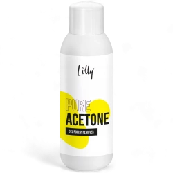 Aceton Lilly zmywacz do paznokci do usuwania hybrydy 500 ml