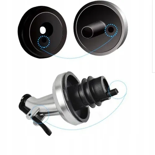 Barmański dozownik z zatyczką do butelek