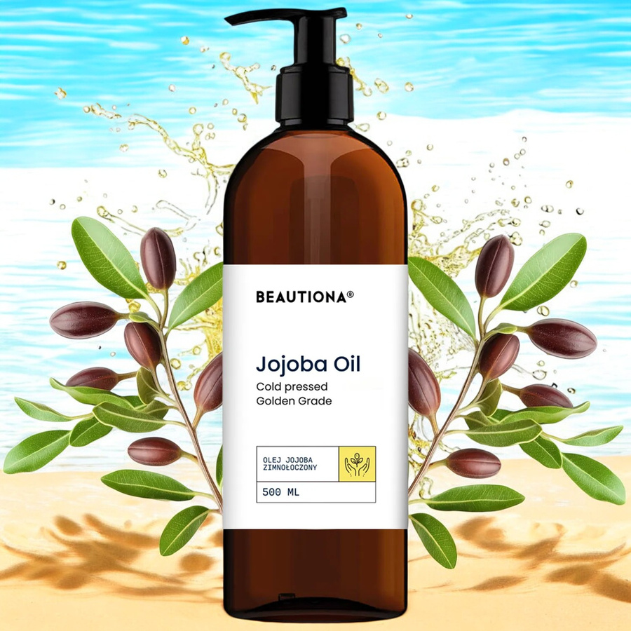 Olej Jojoba nawilżający nierafinowany 500 ml
