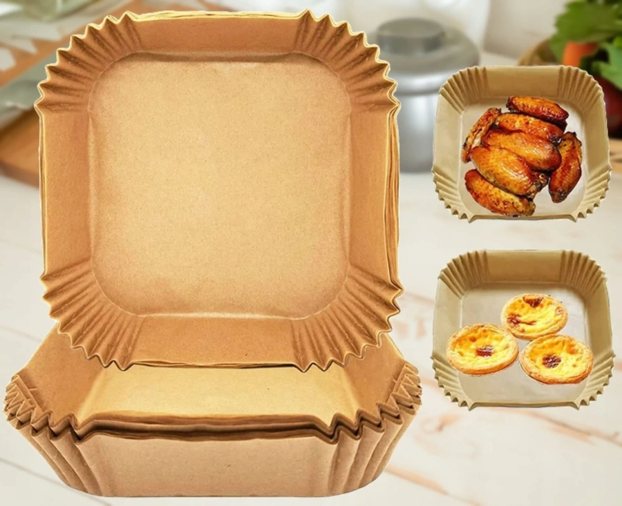 Jednorazowe wkłady papierowe do frytkownicy 16x16 100 szt