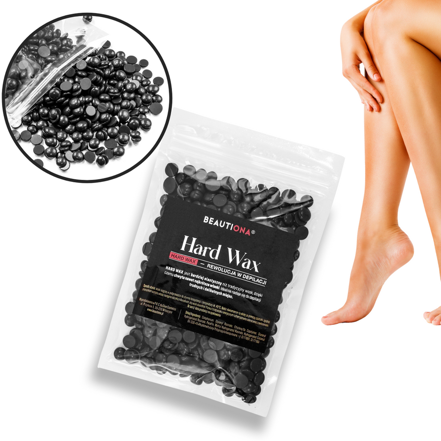 Wosk twardy CZARNY w dropsach 100 g