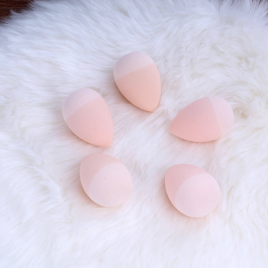 Gąbka do makijażu blender dwusferowy rose