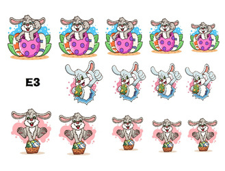 Naklejka wodna wielkanocna E3