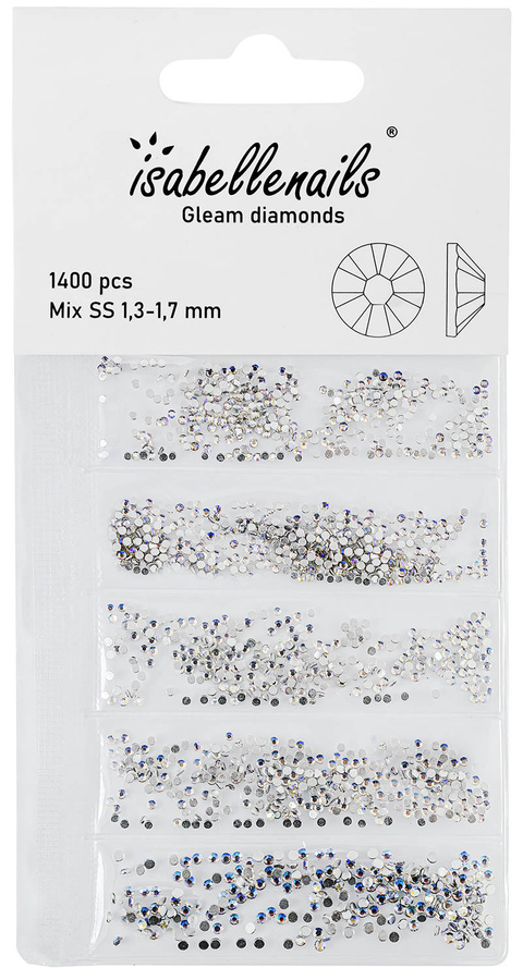 Cyrkonie 030 Sun 1400 szt mix