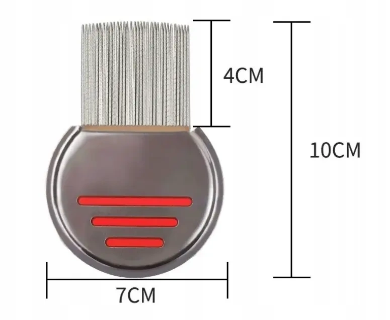 Grzebień na wszy gnidy wszawicę