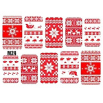 Naklejki wodne świąteczne na paznokcie M24