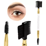 Szczoteczka do brwi i separator grzebyk do rzęs 2w1