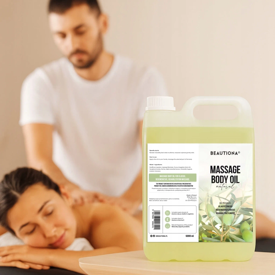 Oliwka do masażu ciała naturalna 5000 ml
