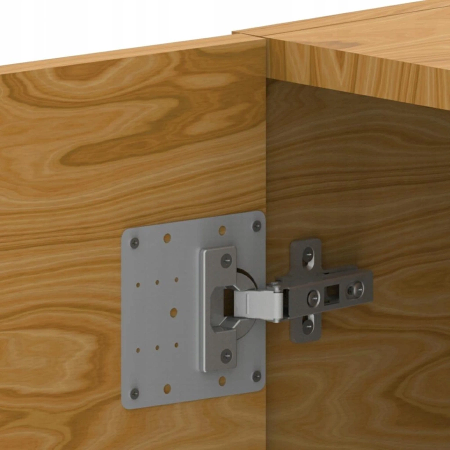 Zestaw naprawczy do zawiasów meblowych - 4x płytka montażowa