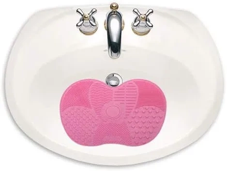 Myjka mata do czyszczenia pędzli - różowy