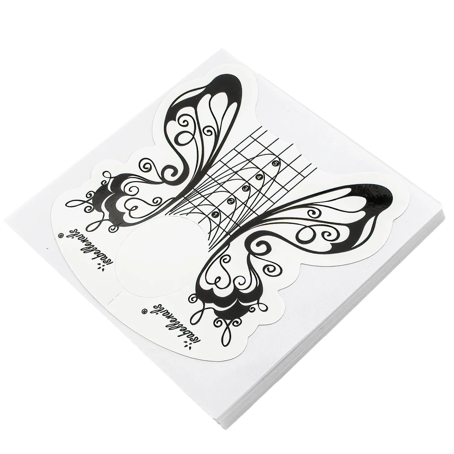 Szablony do przedłużania paznokci- motylki 500szt