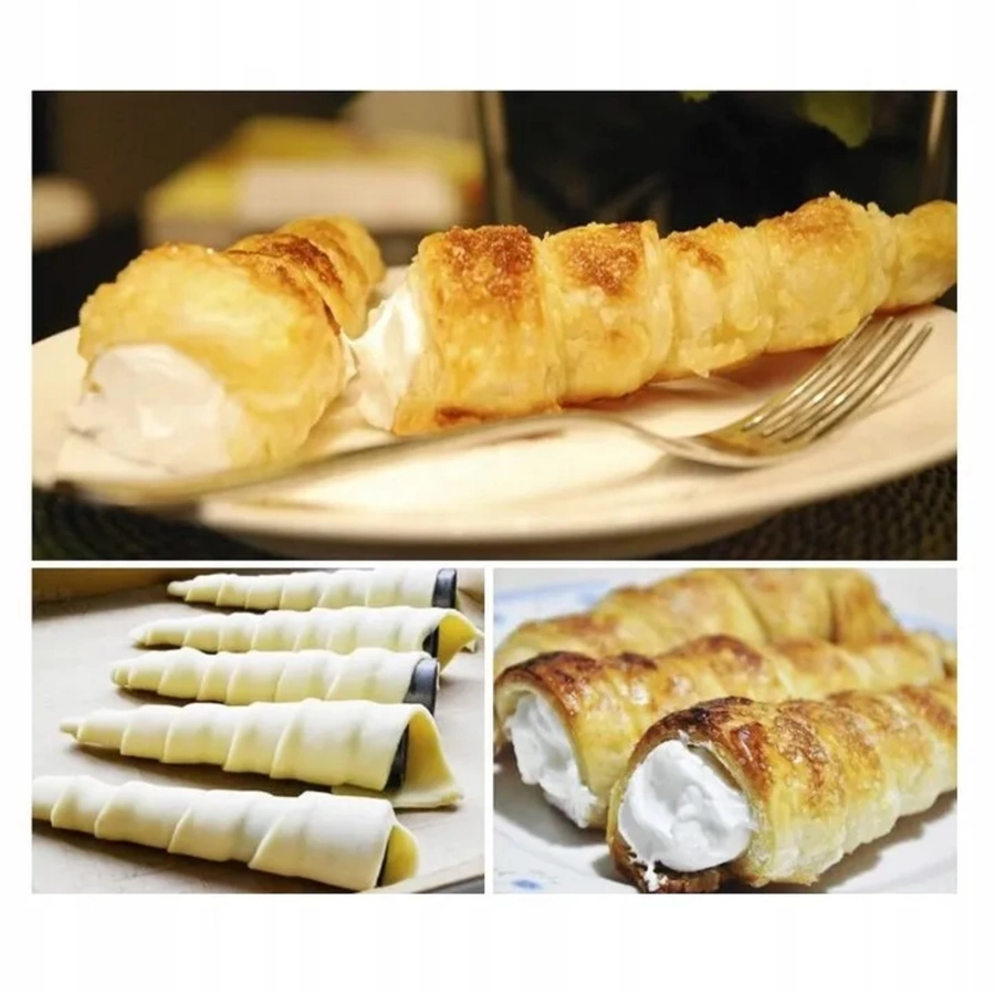 Foremki stożki do rurek z kremem 10 szt.